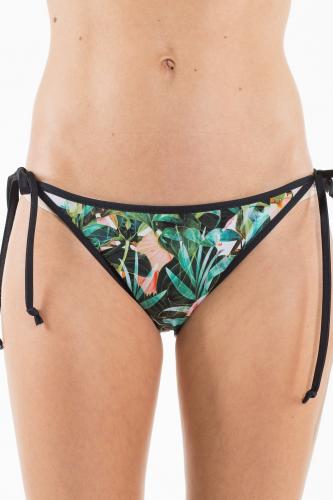 Green Jungle - Bikini Pant - Side Tie